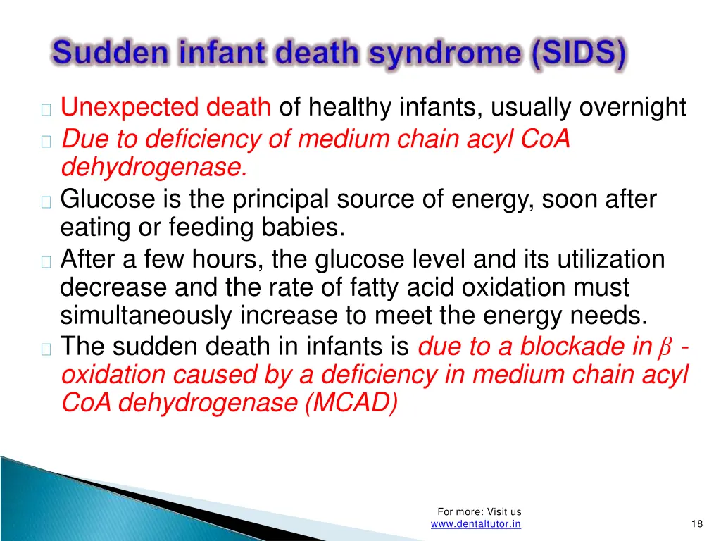 unexpected death of healthy infants usually