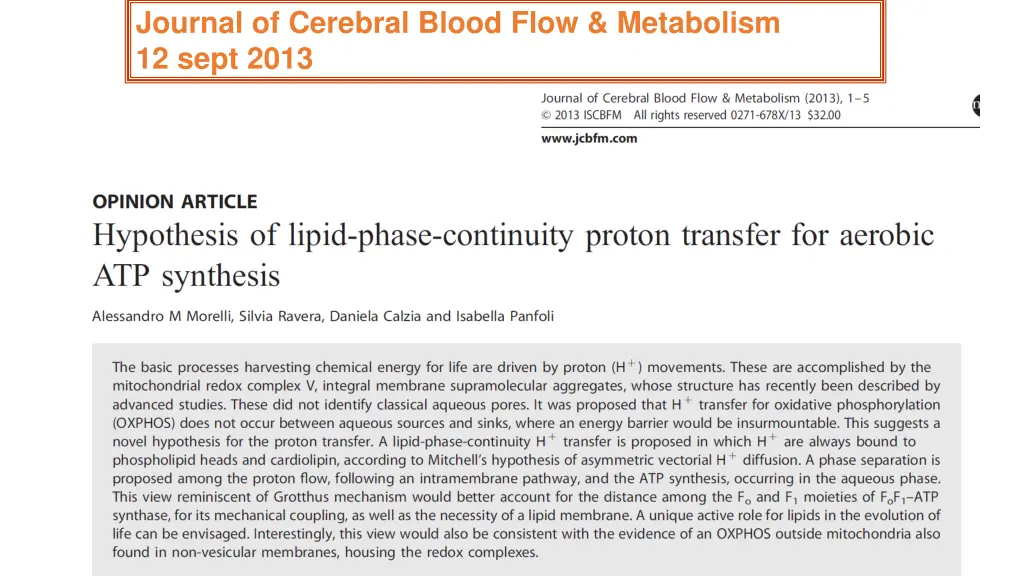 journal of cerebral blood flow metabolism 12 sept