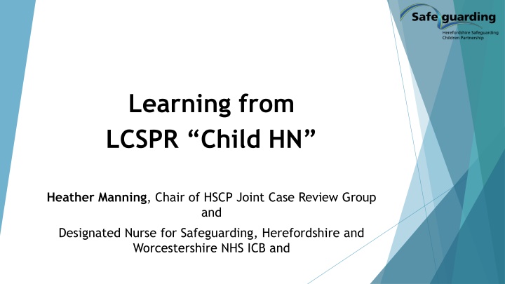 learning from lcspr child hn