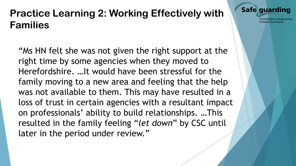 practice learning 2 working effectively with