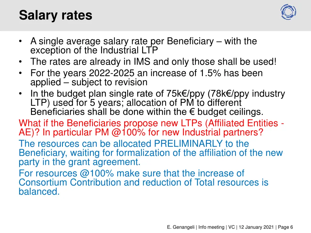 salary rates