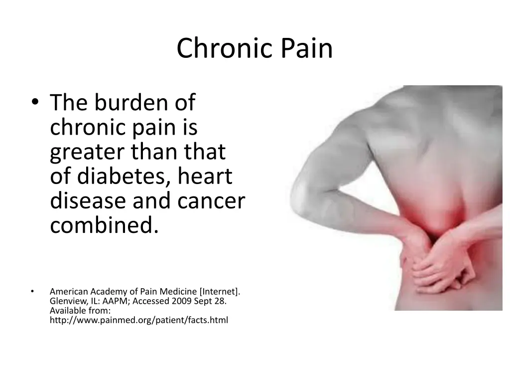 chronic pain 1