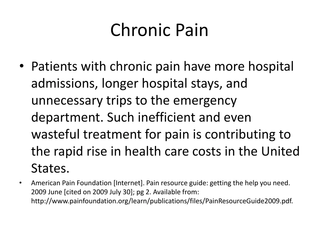 chronic pain 6