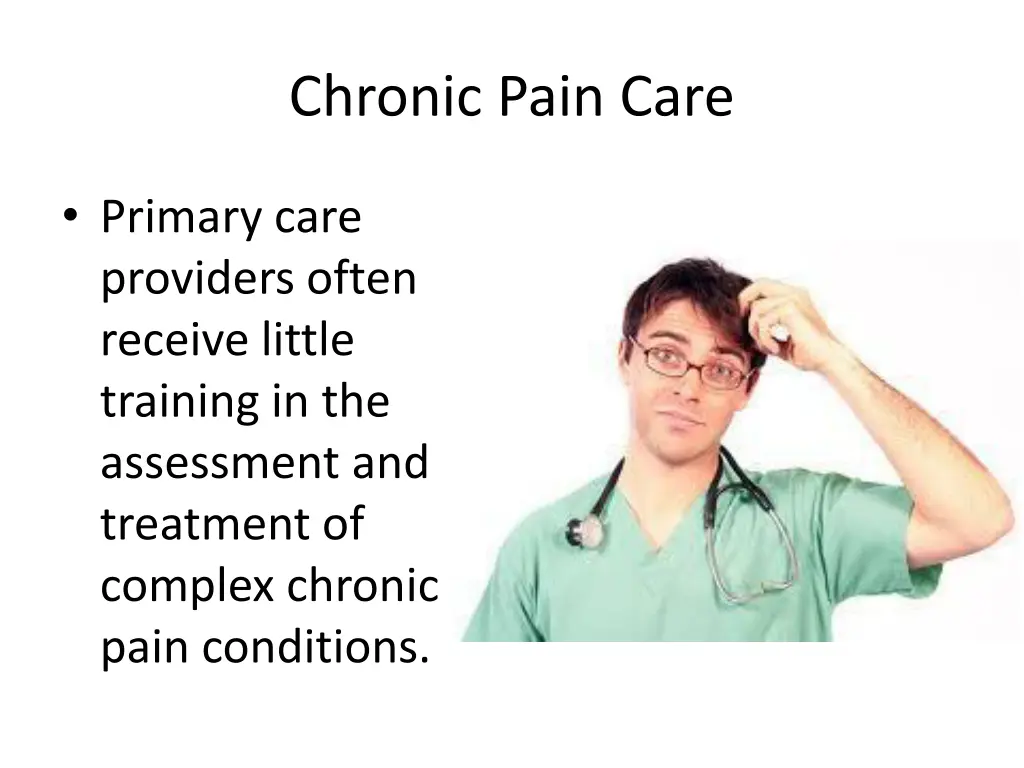 chronic pain care 1