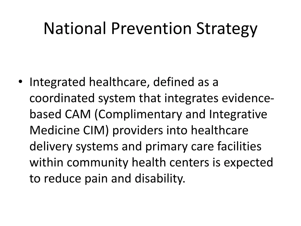 national prevention strategy 1