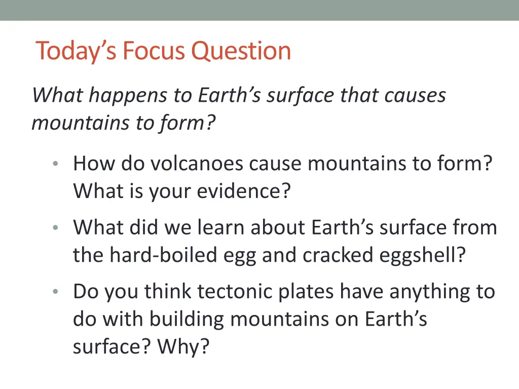 today s focus question 1