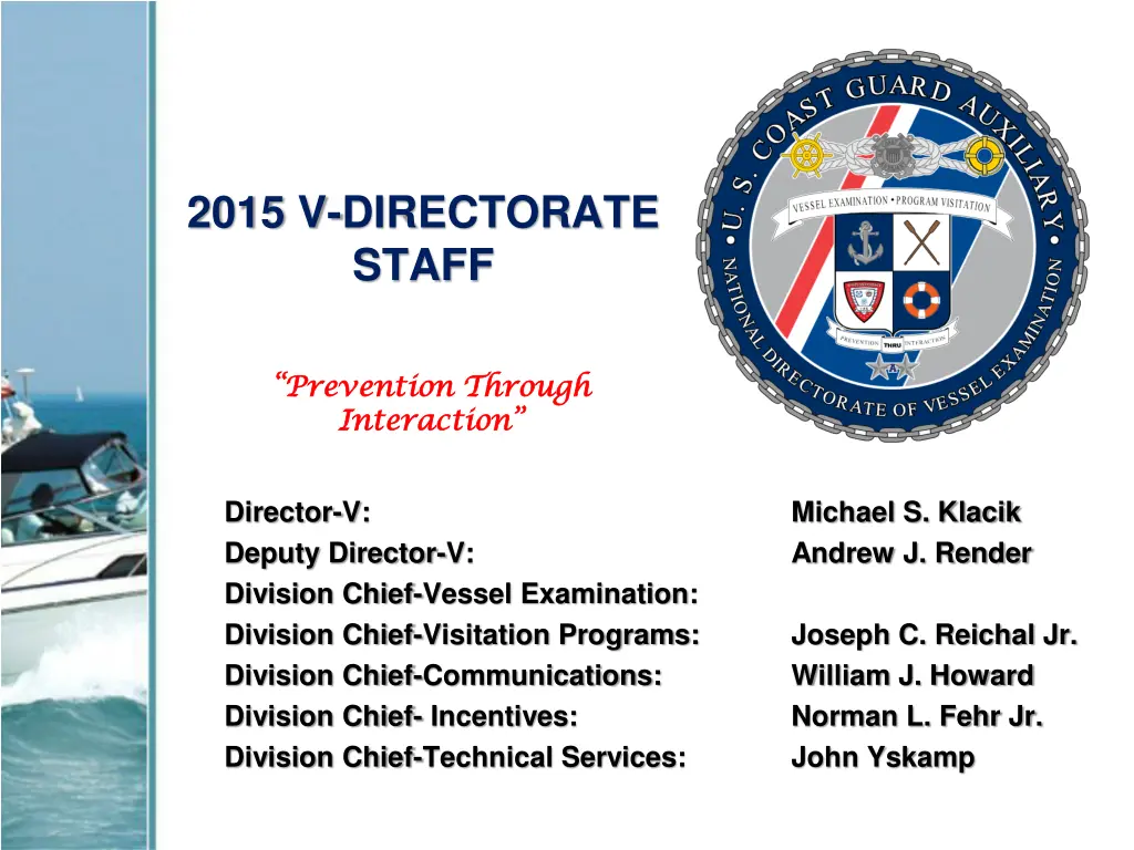 2015 v directorate staff