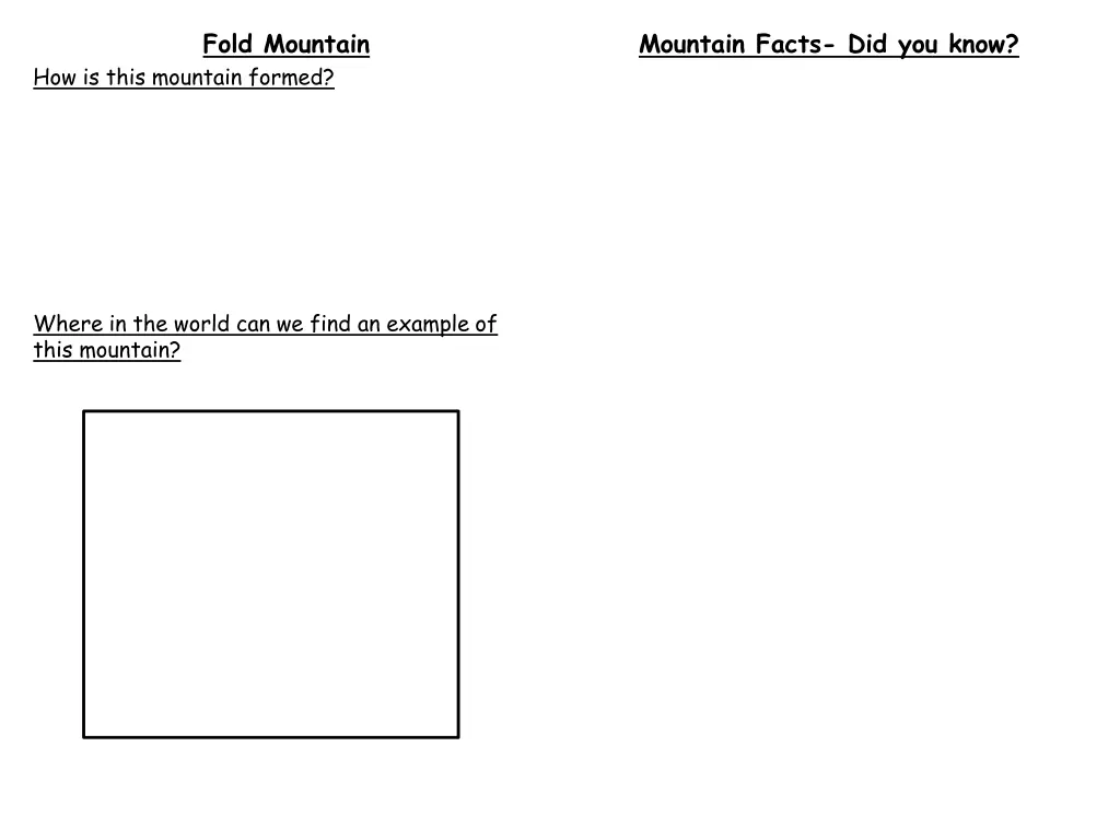 fold mountain