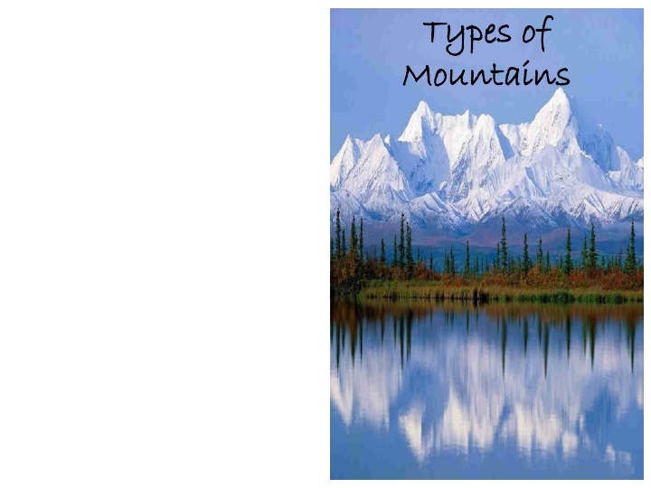 types of types of mountains mountains