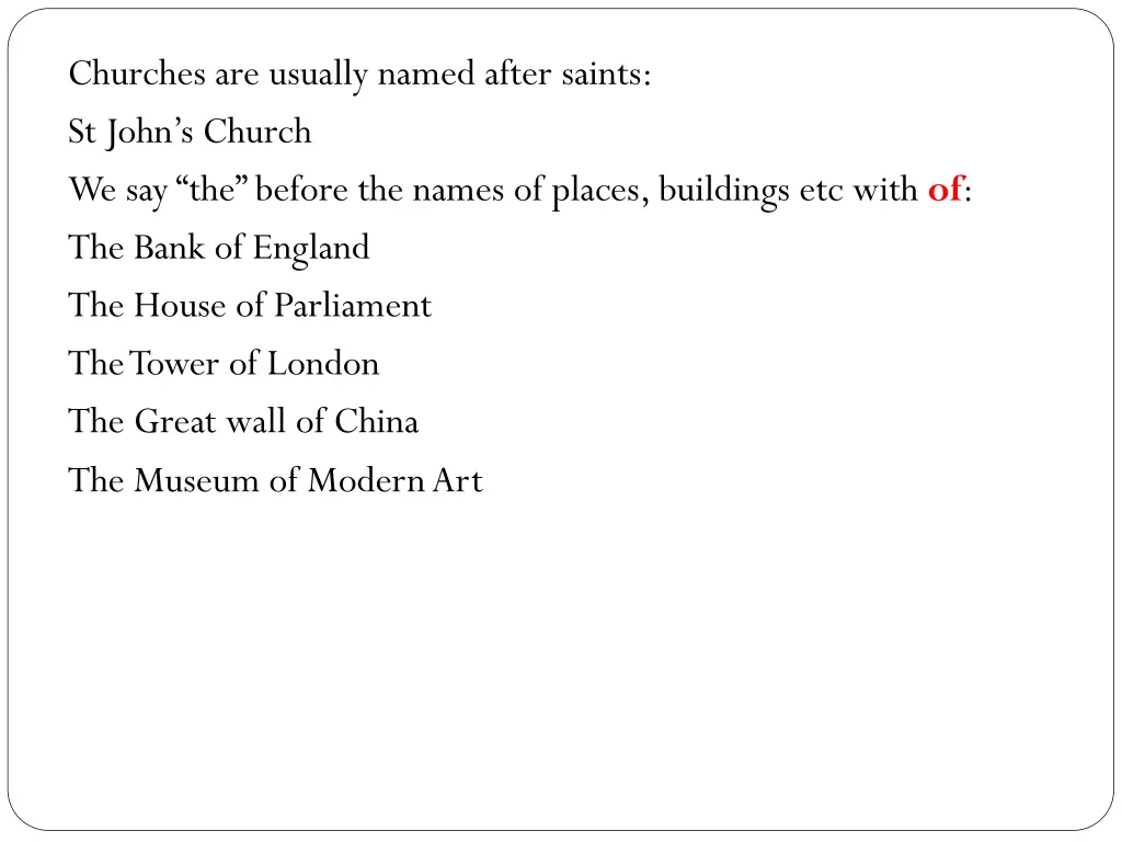 churches are usually named after saints st john