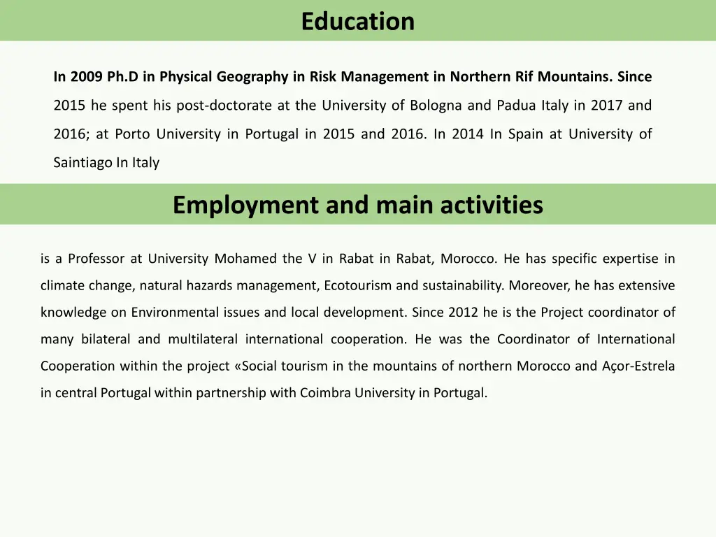 education