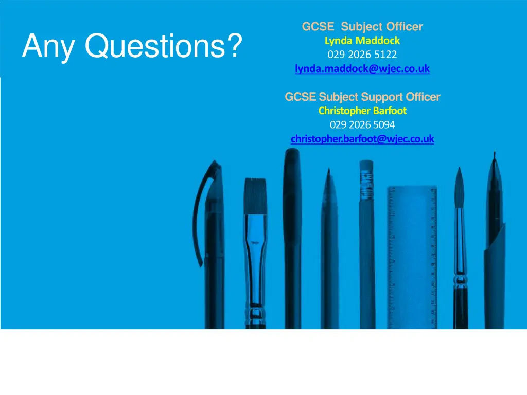gcse subject officer lynda maddock 029 2026 5122