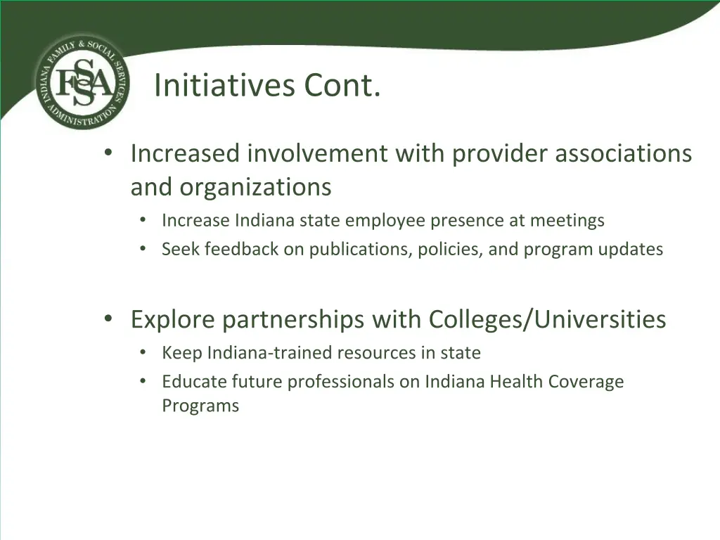 initiatives cont