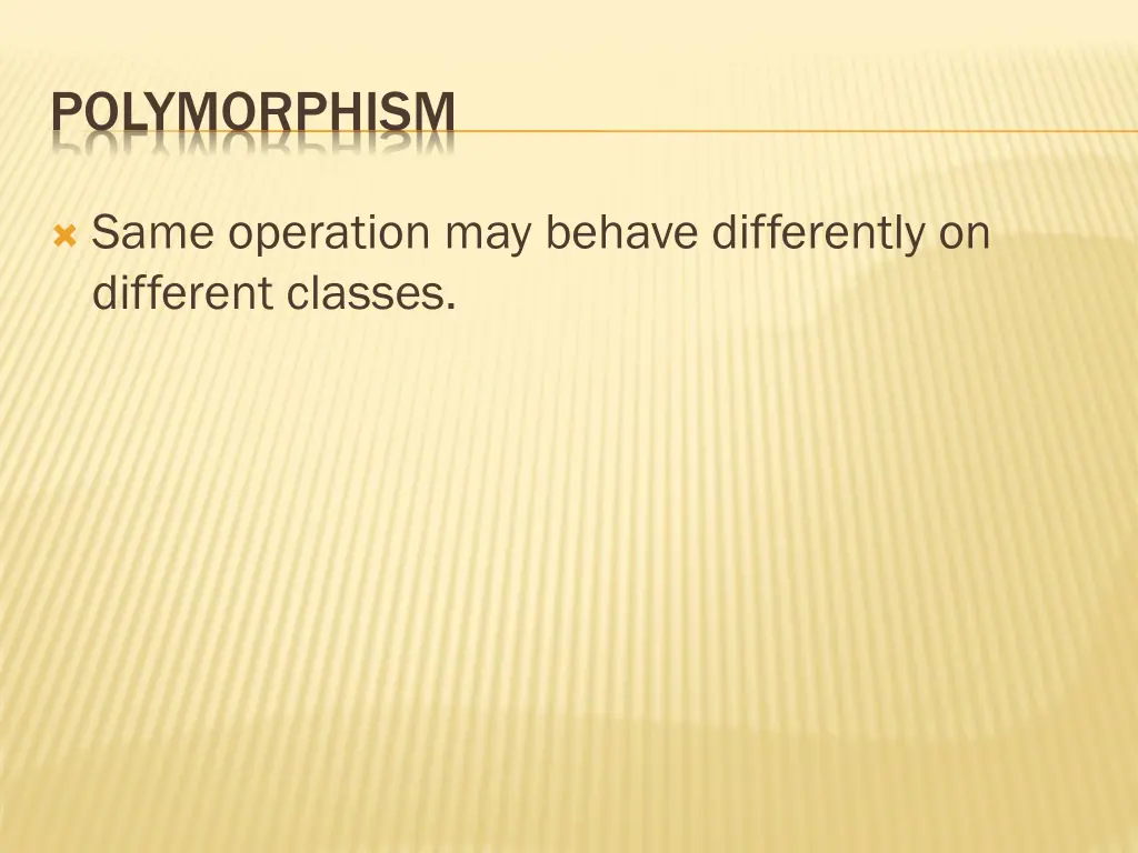 polymorphism