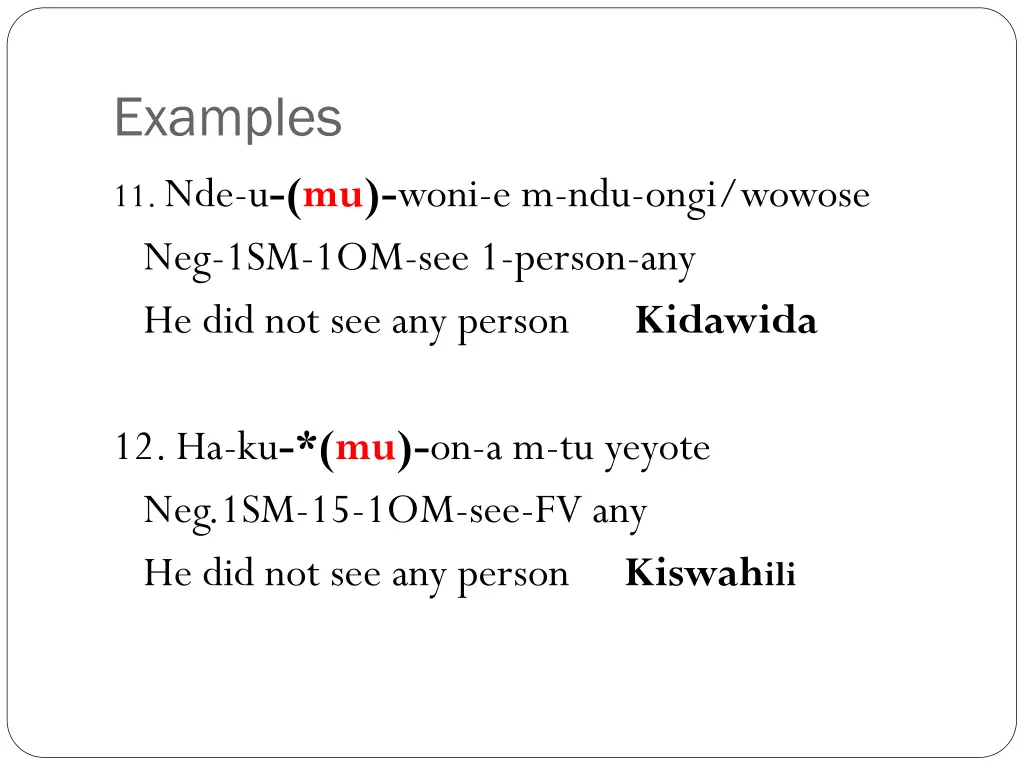 examples