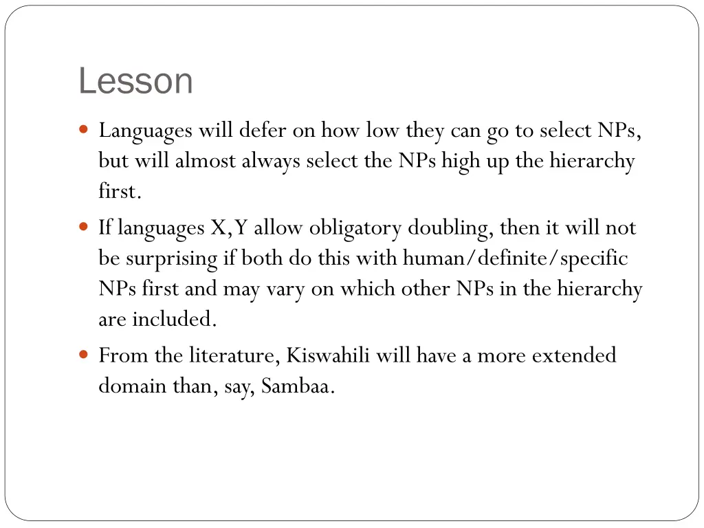 lesson