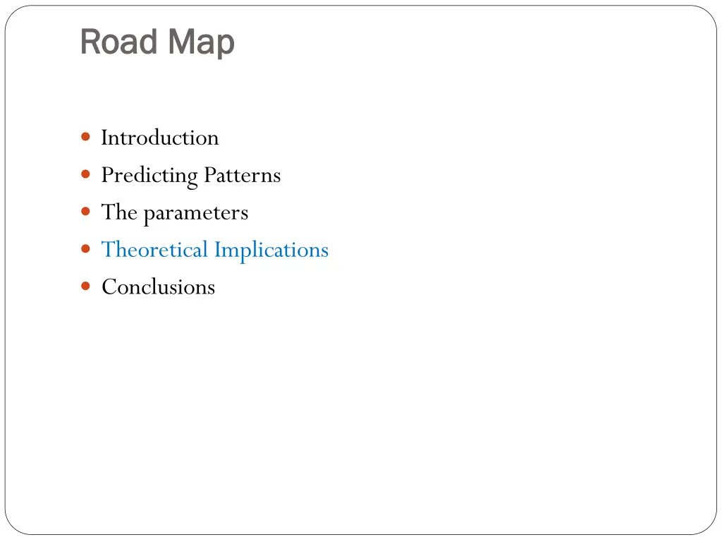 road map road map
