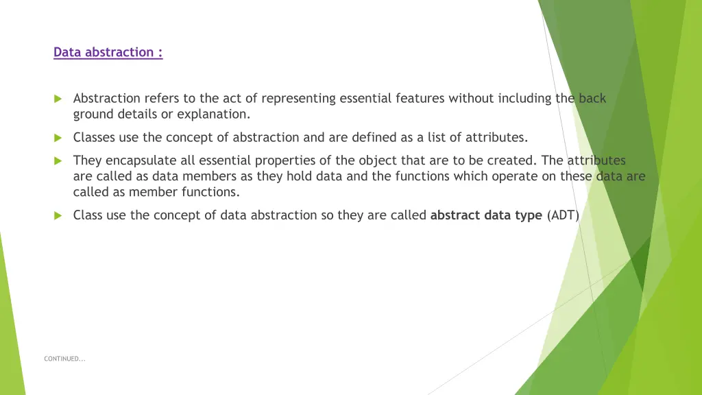 data abstraction