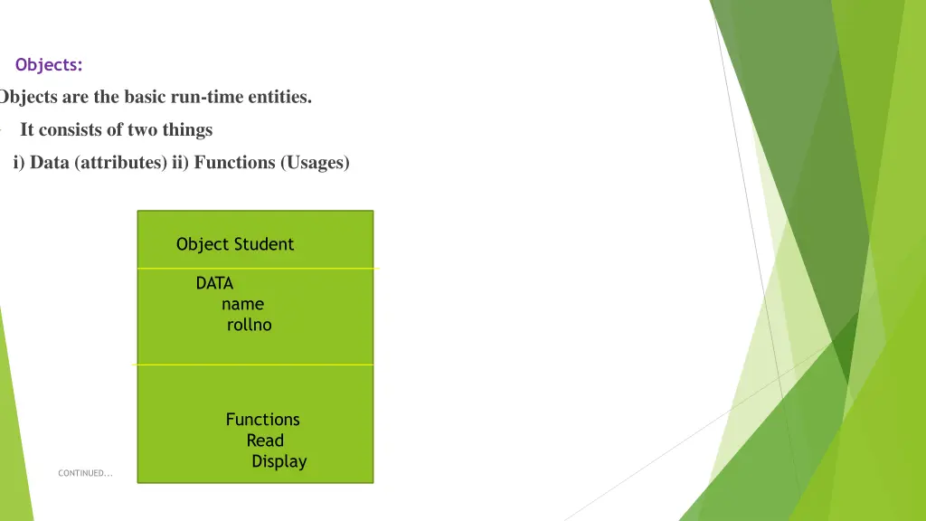 objects