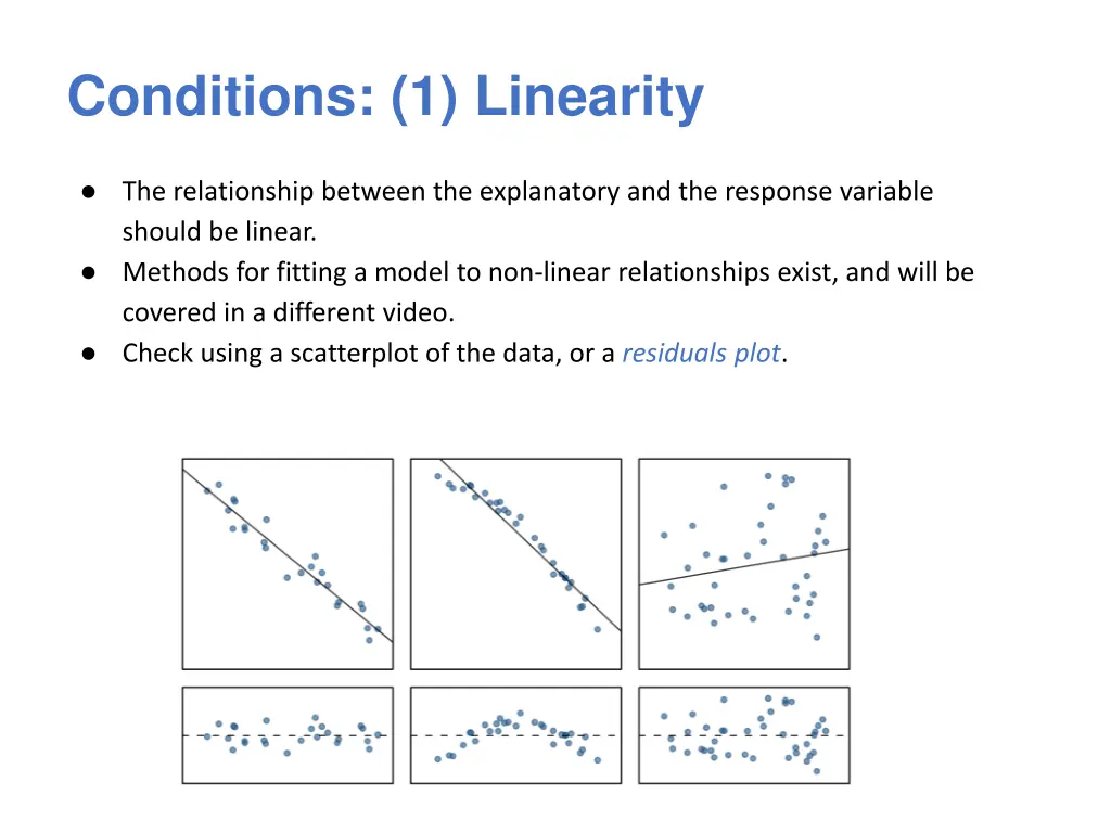 conditions 1 linearity