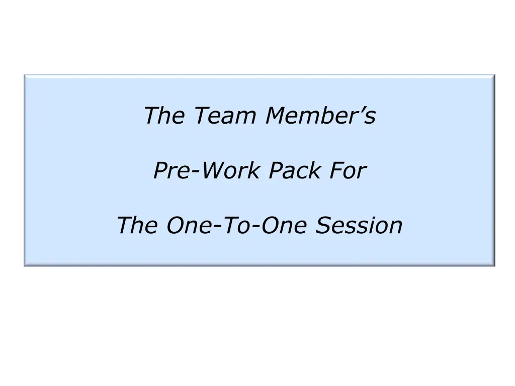 the team member s
