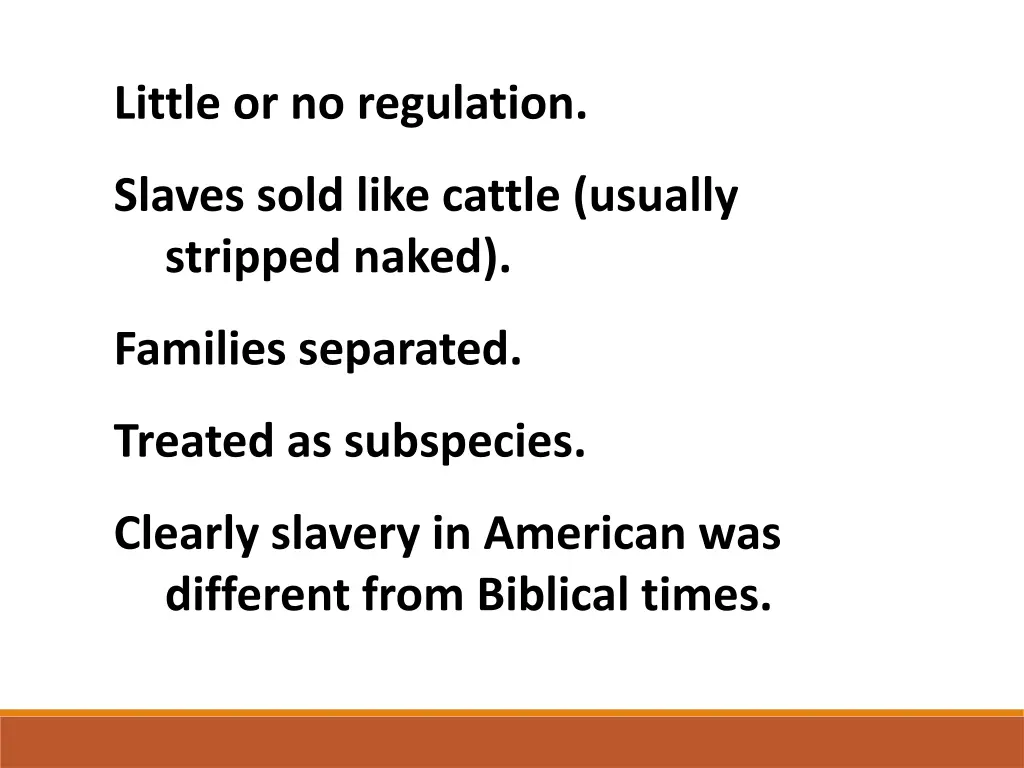 little or no regulation