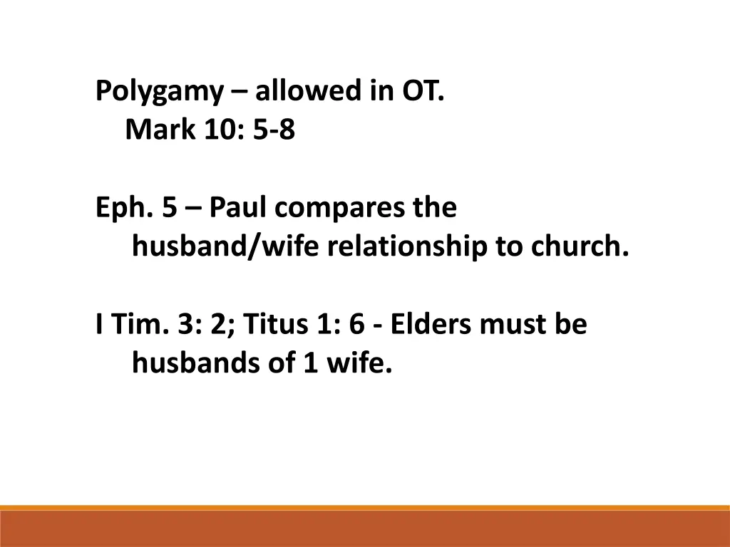 polygamy allowed in ot mark 10 5 8 2