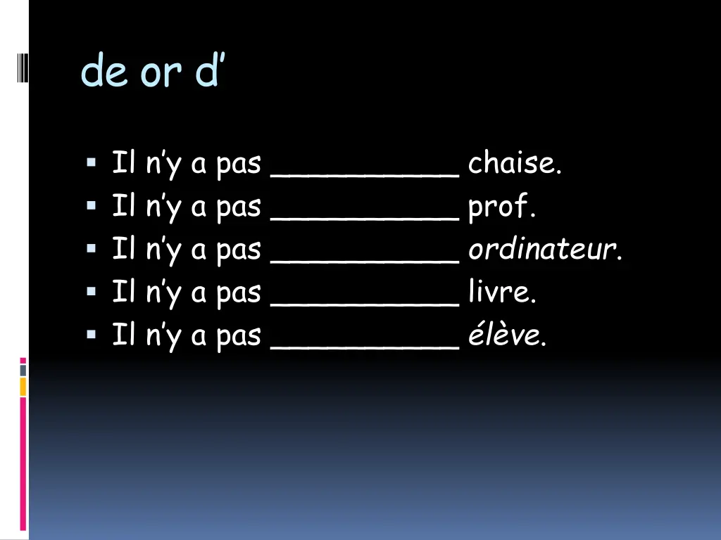 de or d