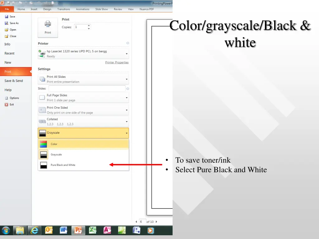 color grayscale black white