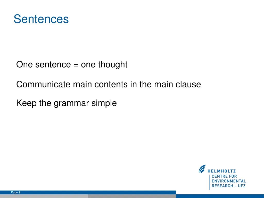 sentences