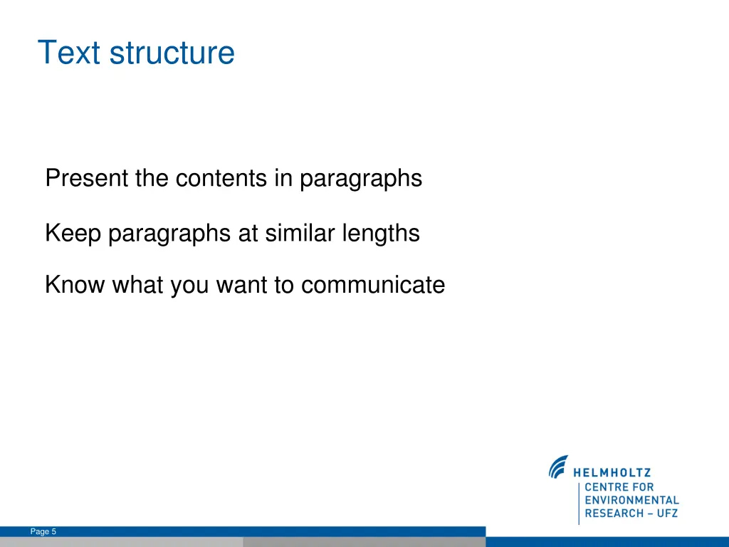 text structure