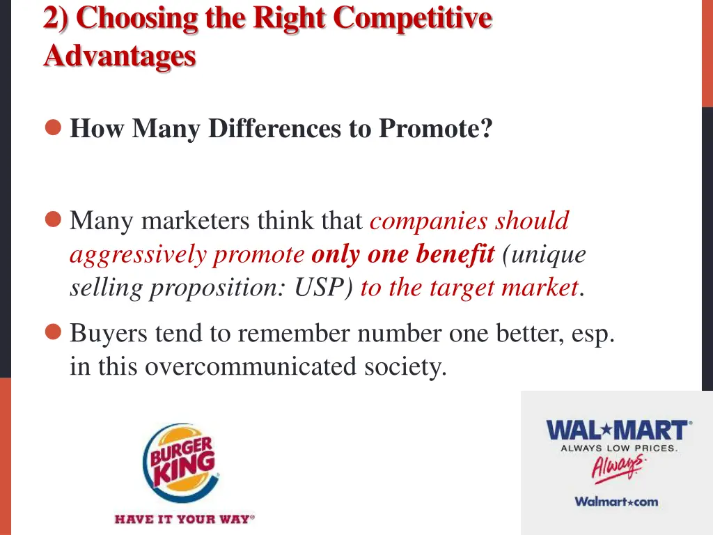 2 choosing the right competitive advantages