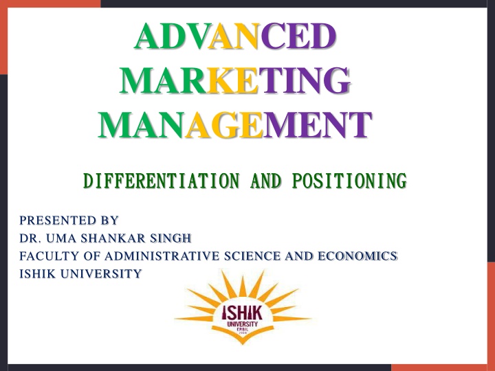 advanced marketing management