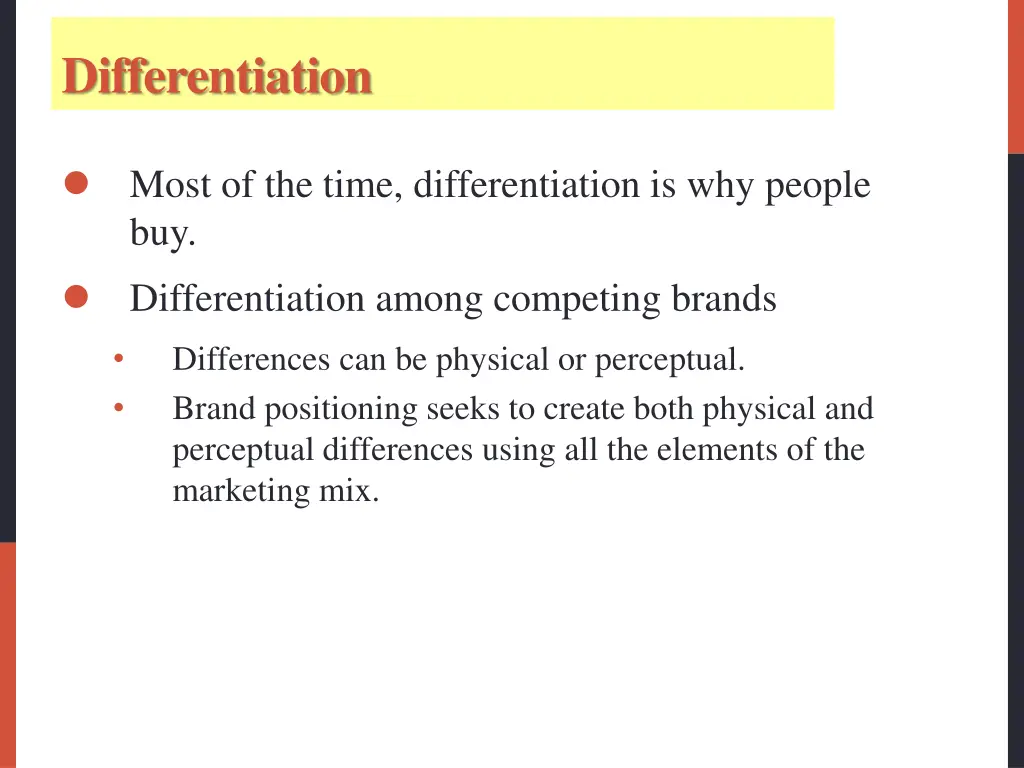 differentiation 1