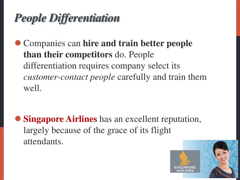 people differentiation