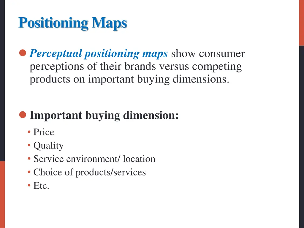 positioning maps