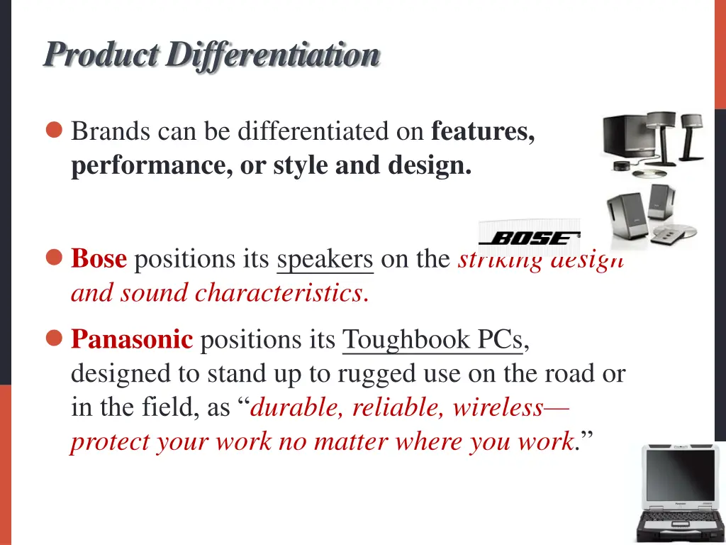 product differentiation