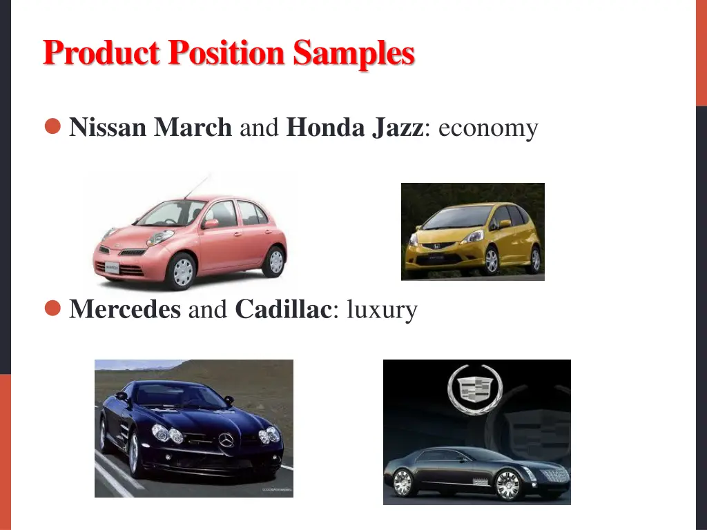 product position samples 1