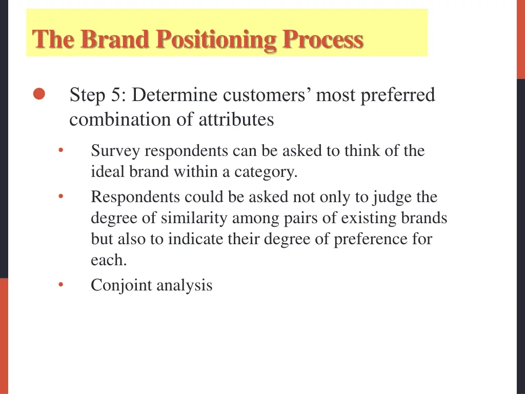 the brand positioning process 8
