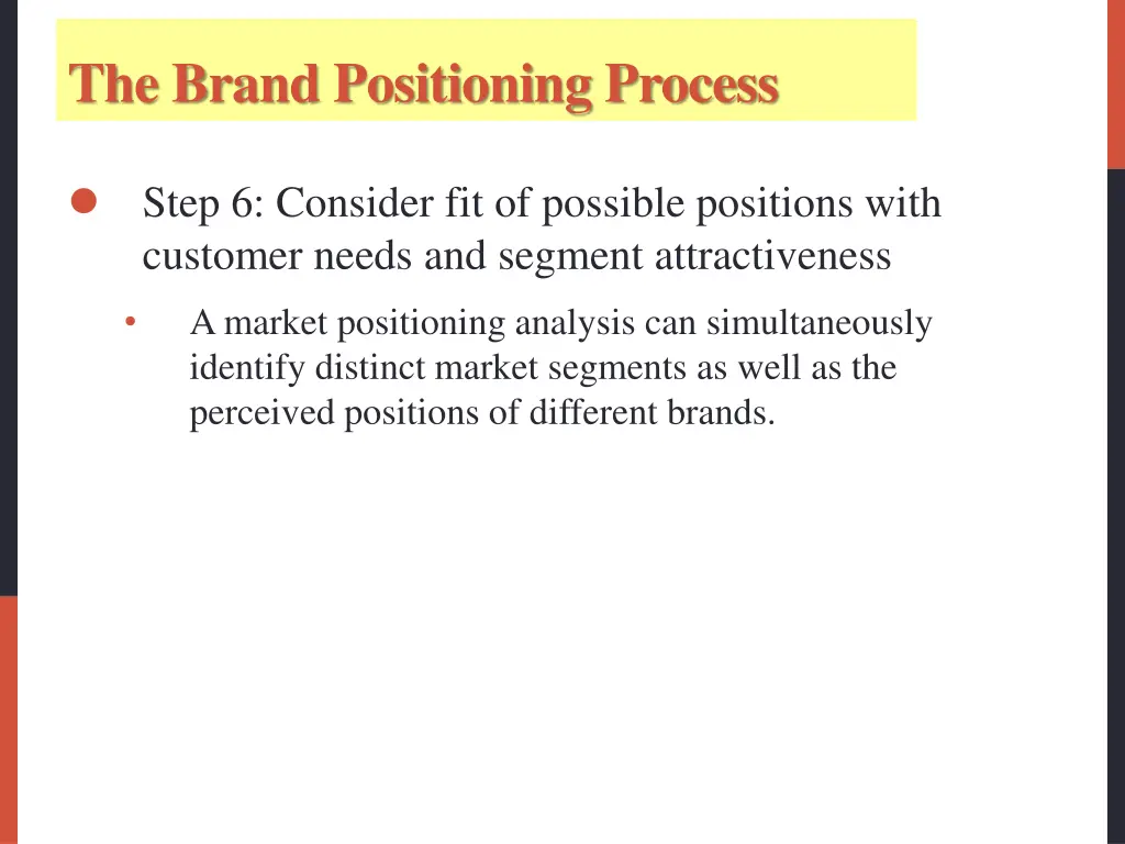 the brand positioning process 9