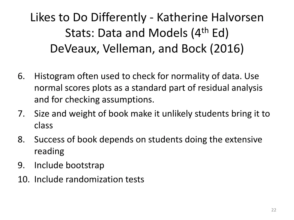 likes to do differently katherine halvorsen stats 1