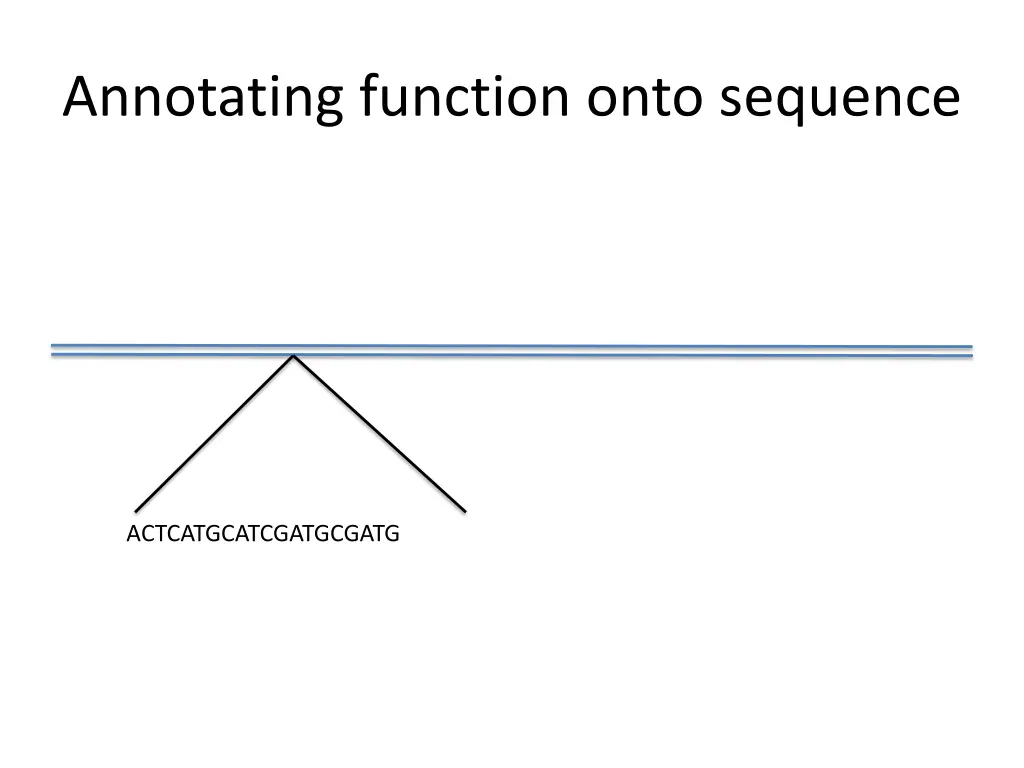 annotating function onto sequence