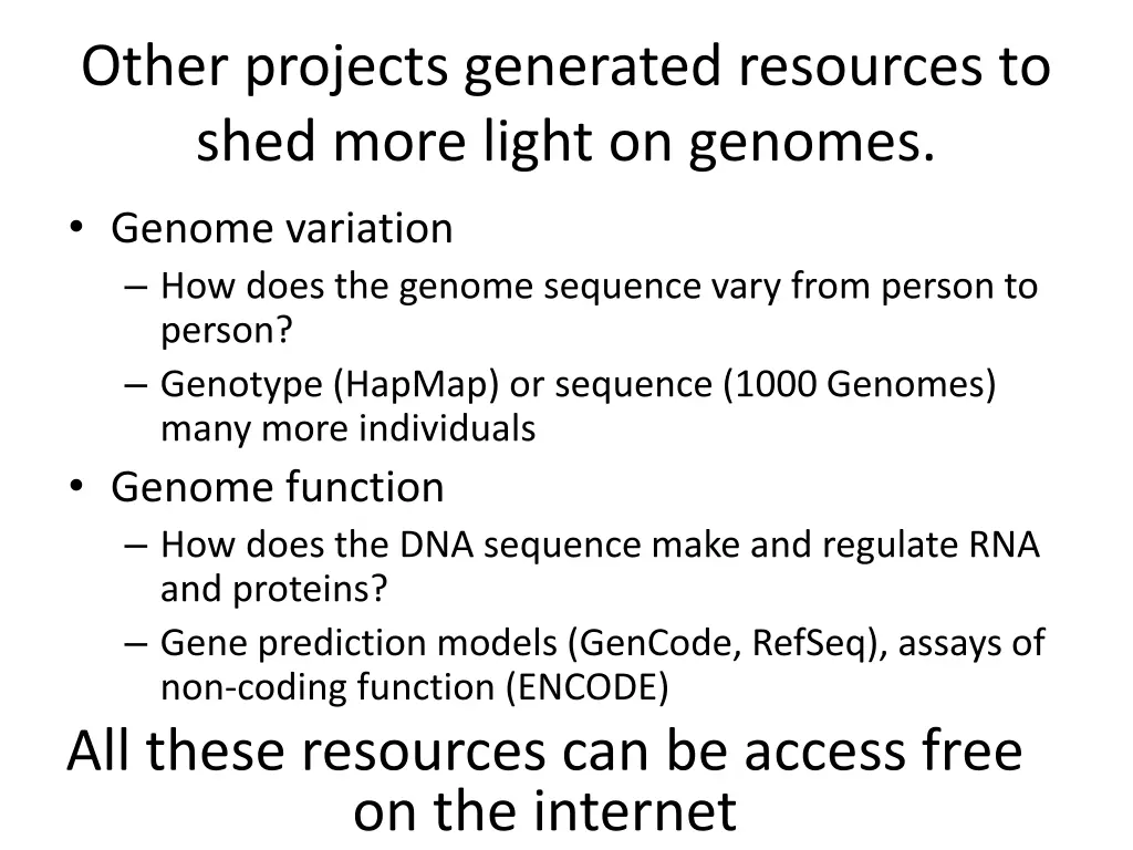 other projects generated resources to shed more