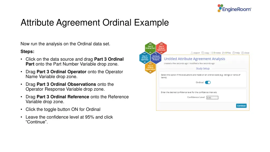 attribute agreement ordinal example