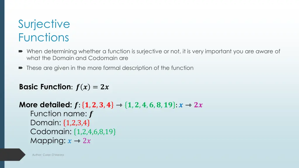 surjective functions