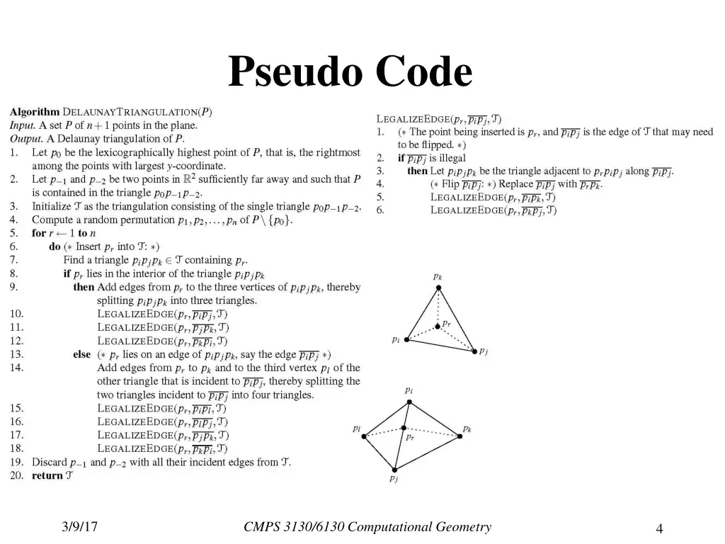 pseudo code