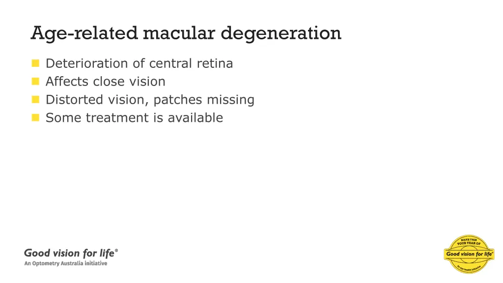 age related macular degeneration