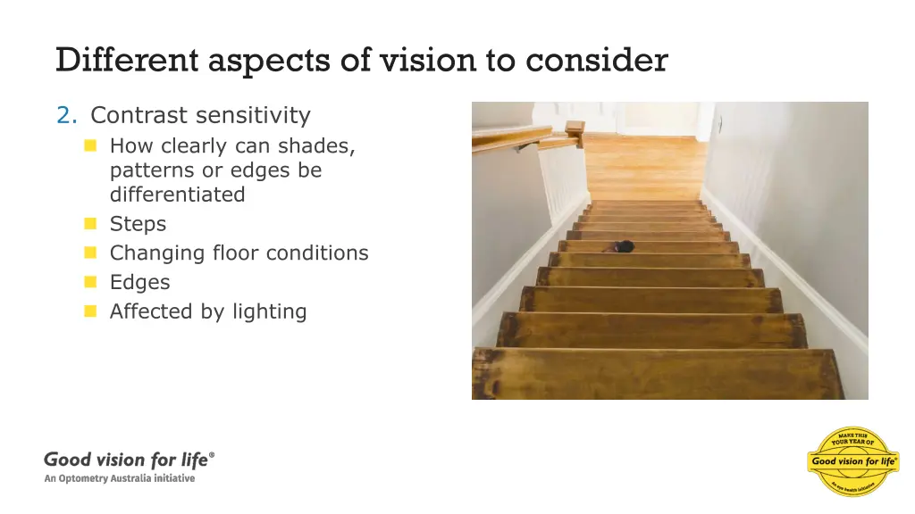 different aspects of vision to consider 2