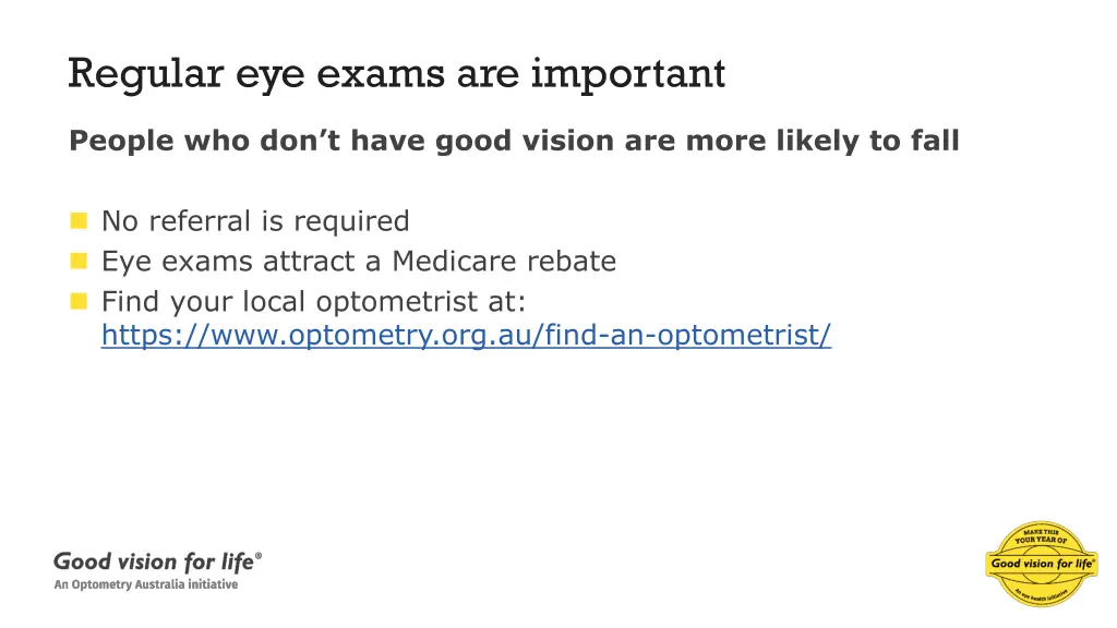 regular eye exams are important