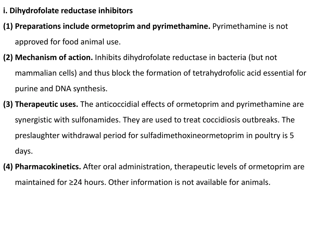 i dihydrofolate reductase inhibitors
